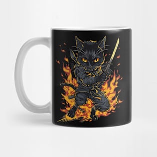 Cat Ninja Saga Whiskered Stealth Mug